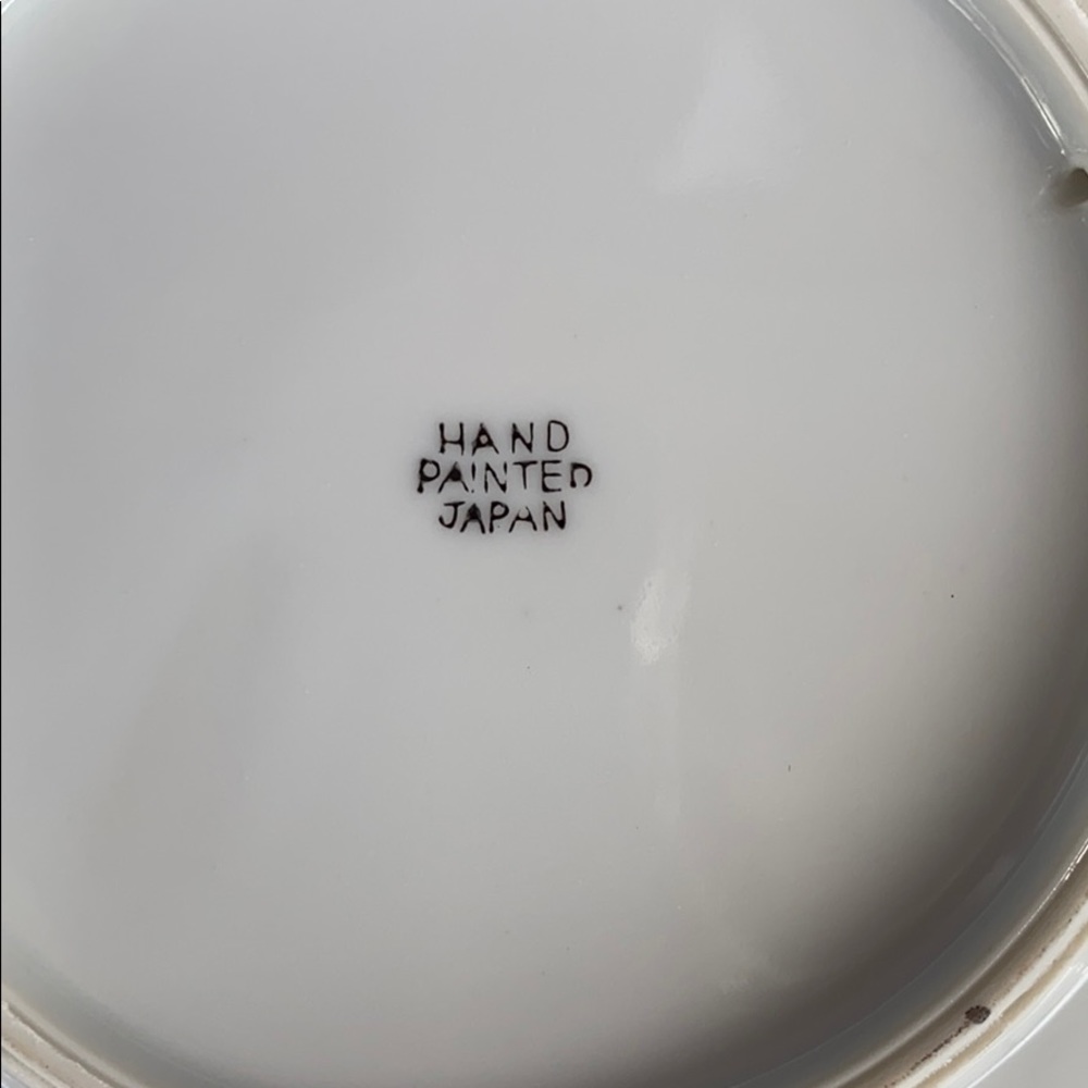 Vintage 1960s Hand Painted Bird Plates Japan - Picture 7 of 9